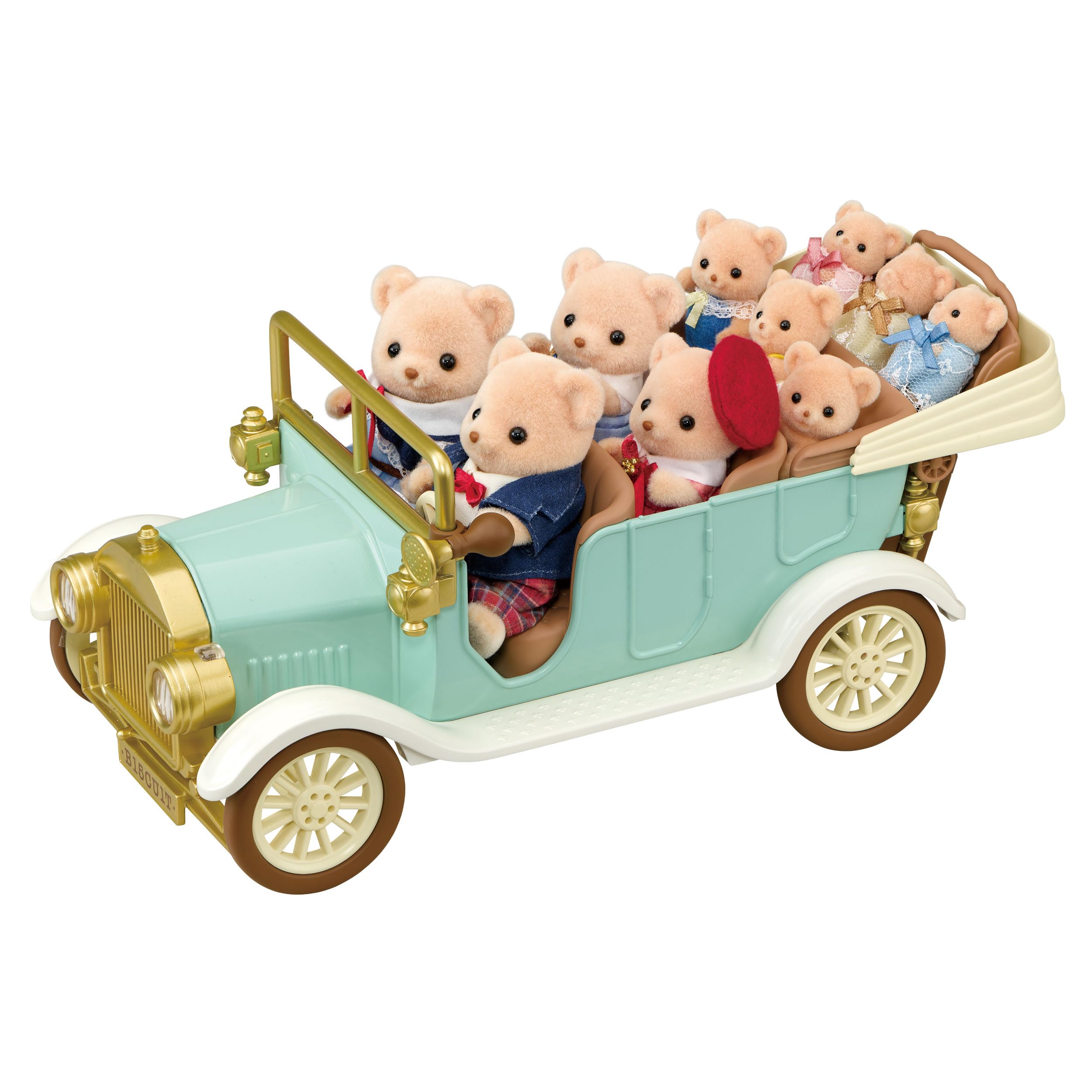 sylvanian-families-5868-familien-oldtimer-spielzeugauto-mit-zubeh-r image 1
