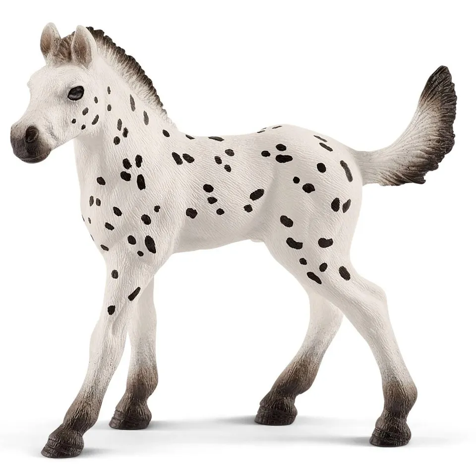 schleich-horse-club-knabstrupper-fohlen-pferdefigur-gefleckt image 1