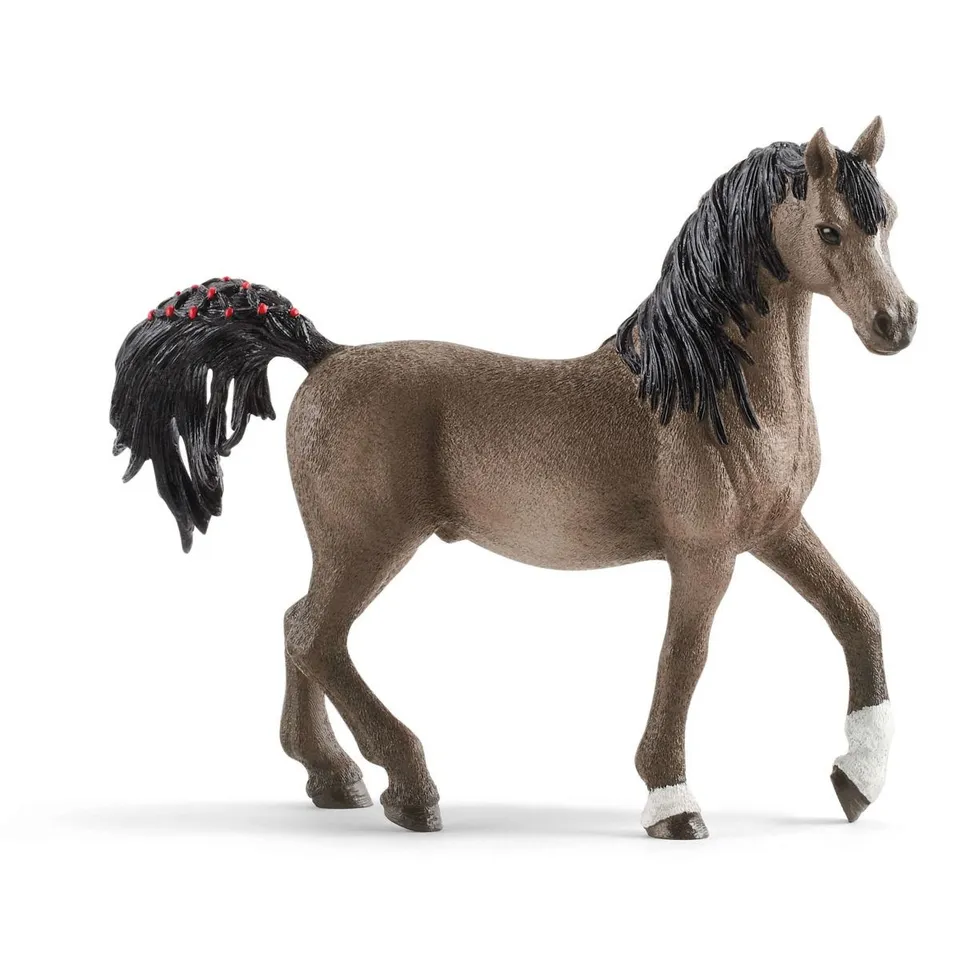 schleich-horse-club-araber-hengst-13907-pferdefigur-braun image 1