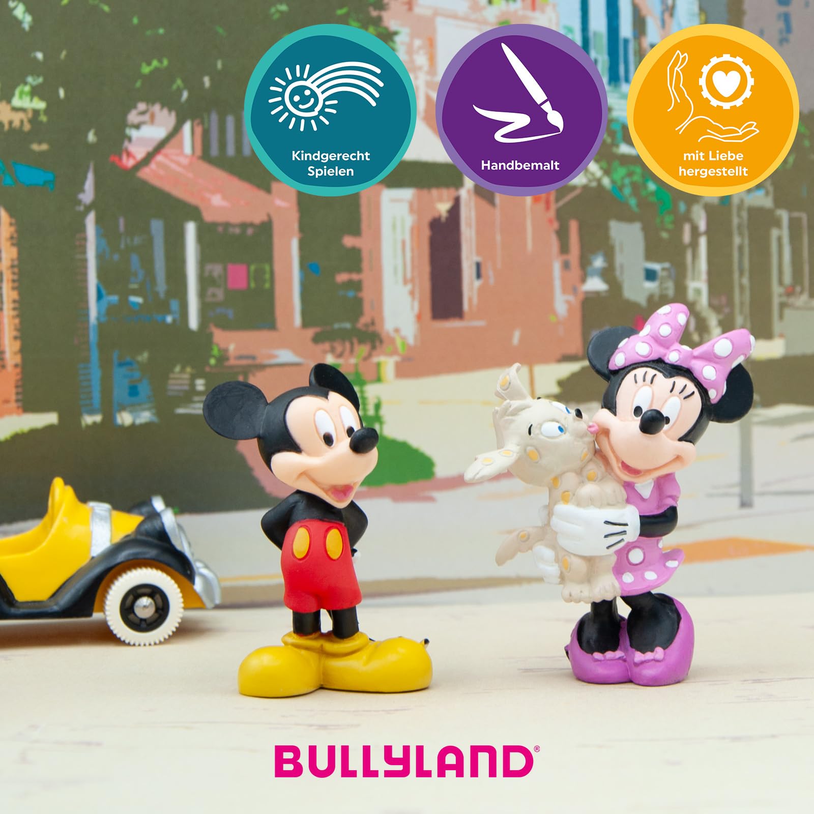bullyland-disney-minnie-mouse-15329-spielfigur-mit-hund-7-cm image 5