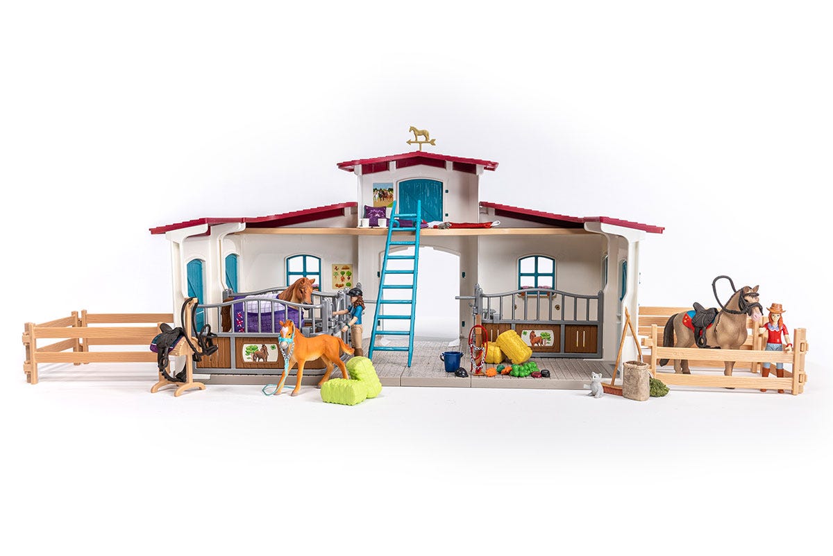 schleich-horse-club-reiterhof-42567-spielset-mit-pferden image 7