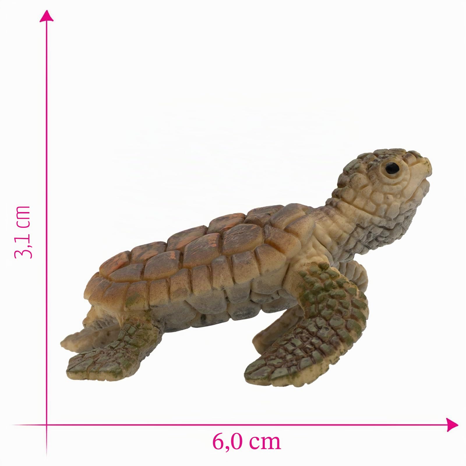 bullyland-marine-world-meeresschildkr-ten-junges-tierfigur-6-cm image 2