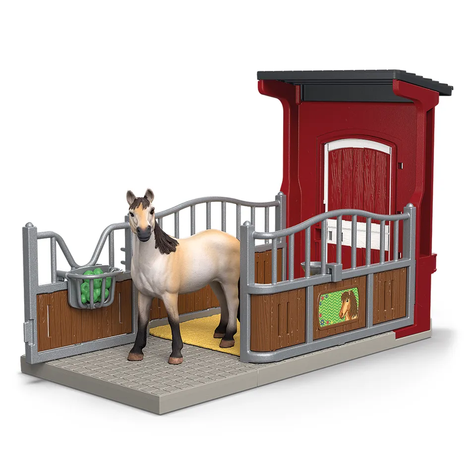 schleich-horse-club-box-mit-mustang-stute-creme image 1