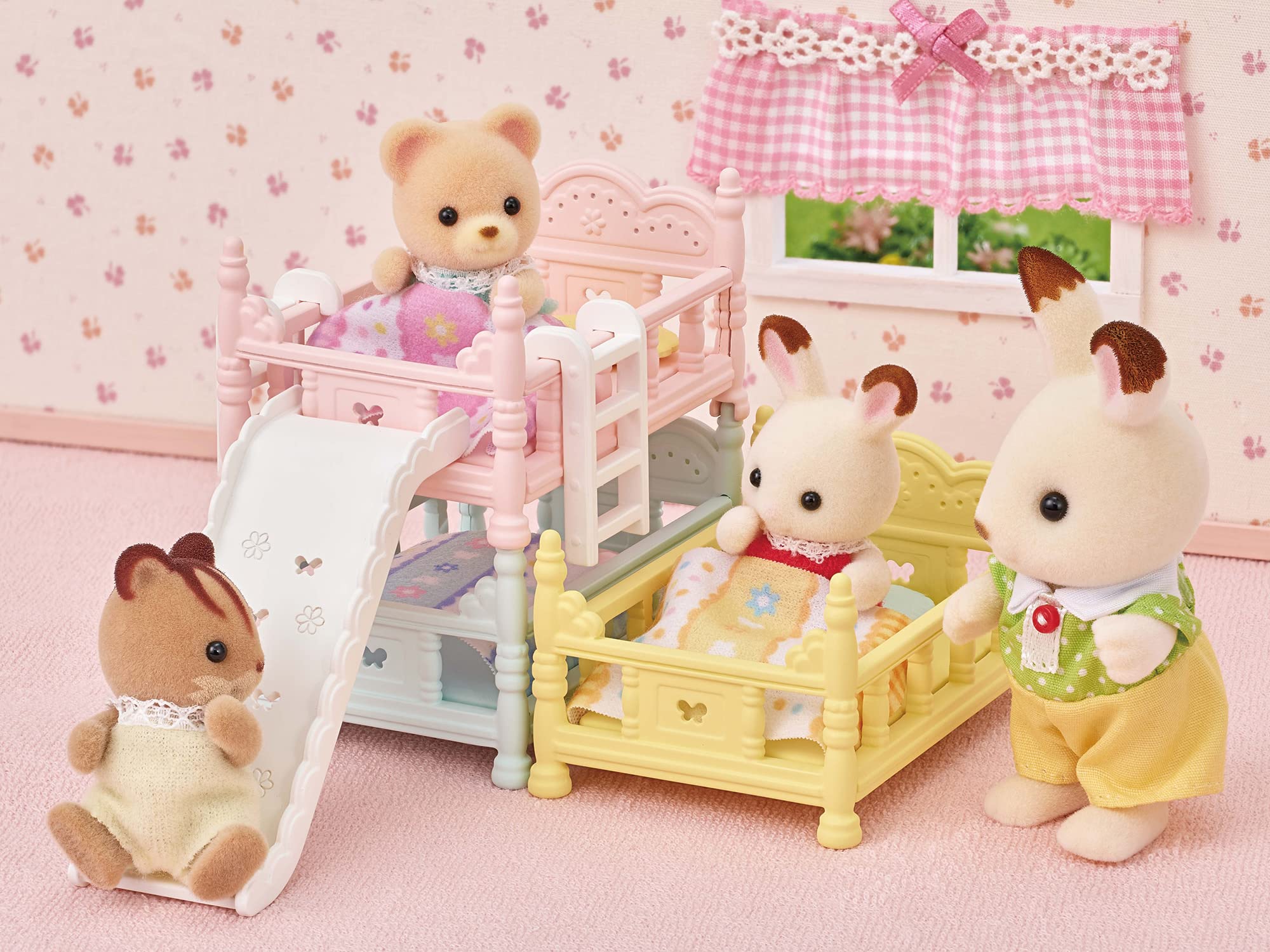 sylvanian-families-baby-5741-babyhochbett-puppenhaus-3-betten image 4