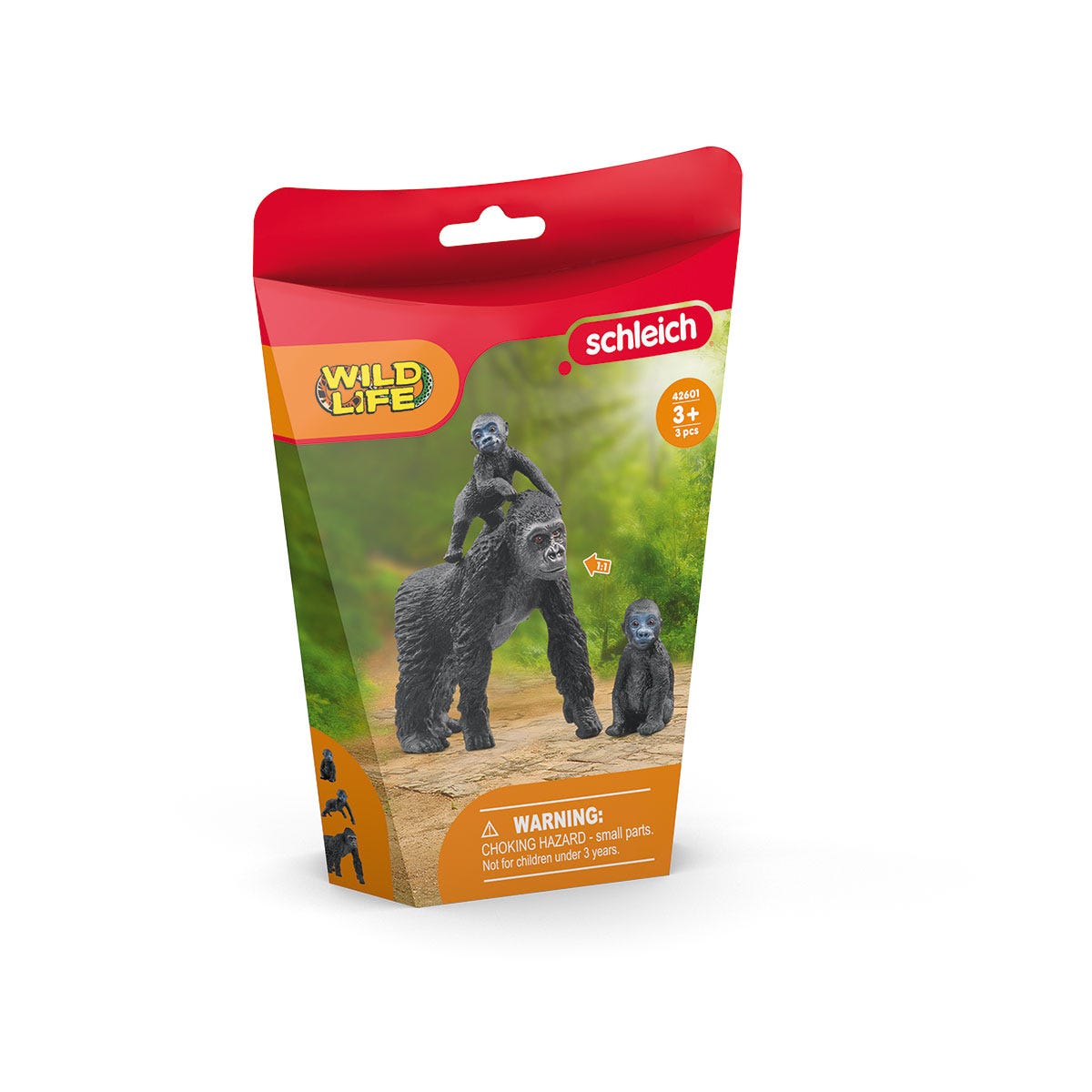 schleich-wild-life-flachland-gorilla-familie-42601-tierfiguren image 6