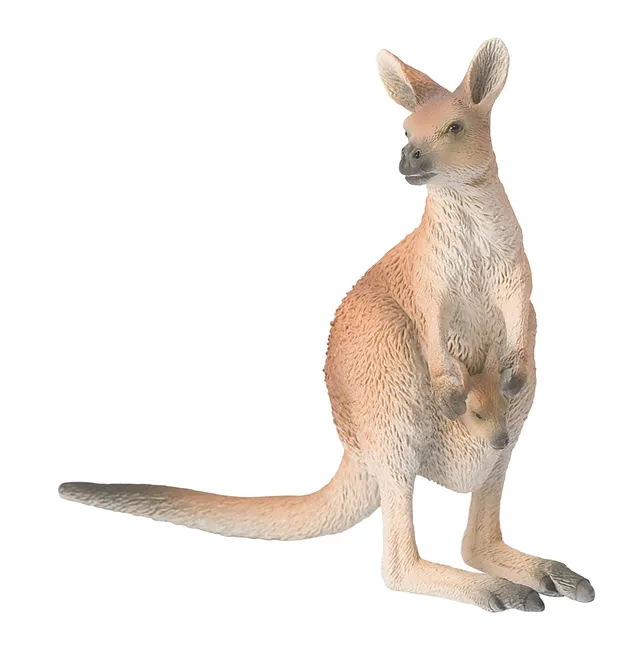 bullyland-safari-63565-rotes-riesen-k-nguru-tierfigur-11-7-cm image 1