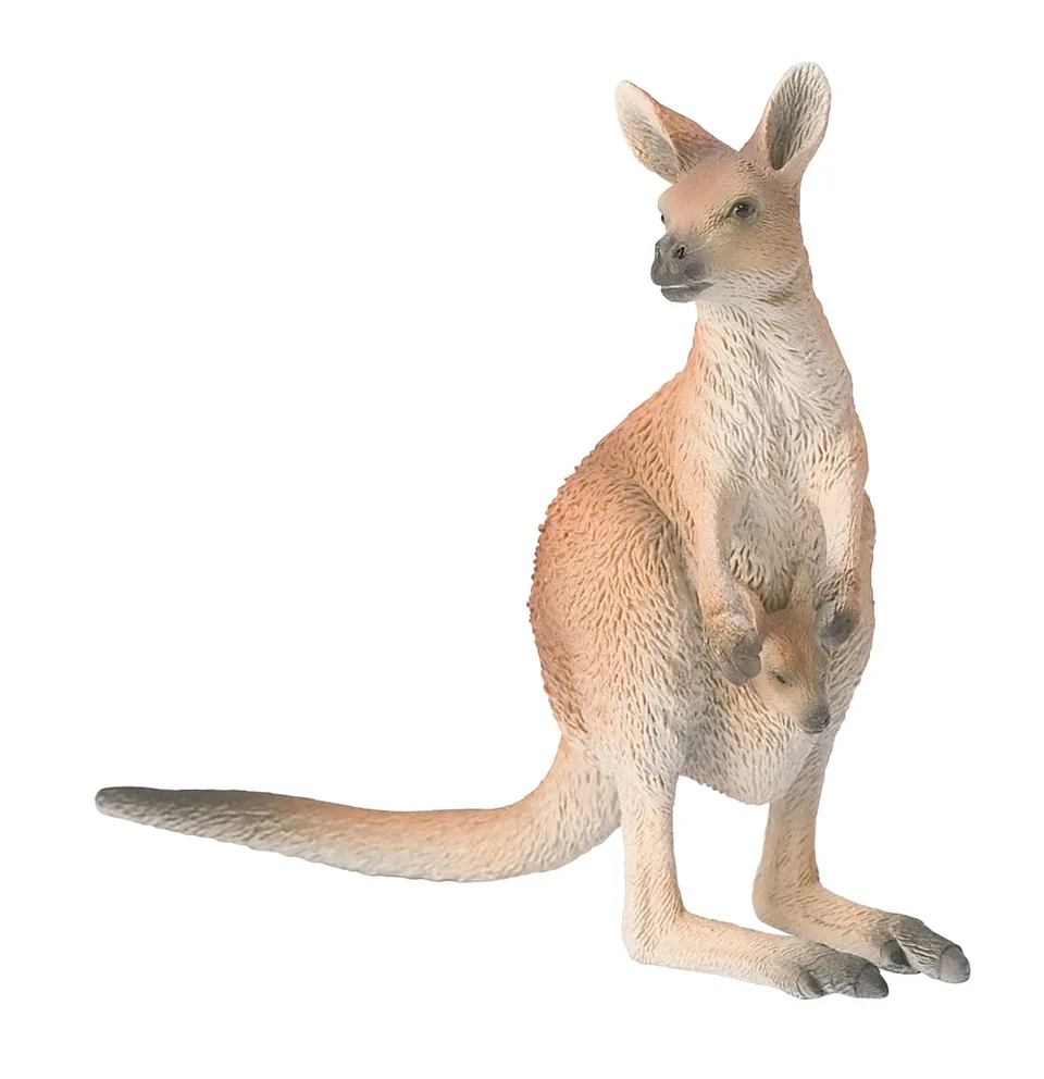 bullyland-safari-63565-rotes-riesen-k-nguru-tierfigur-11-7-cm image 1