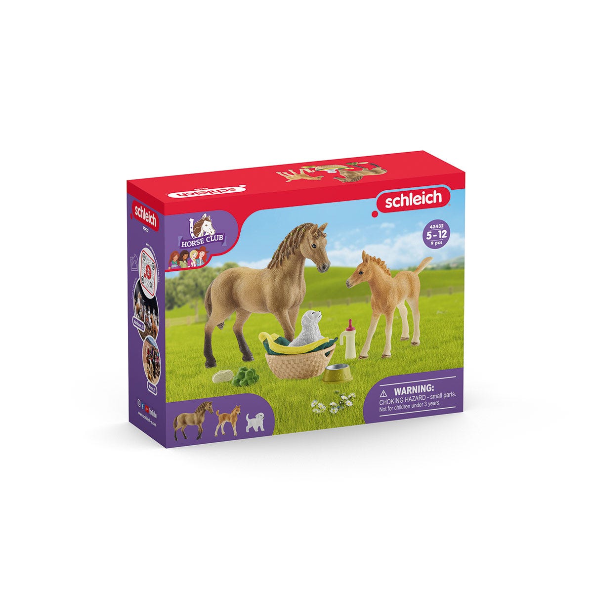 schleich-horse-club-sarahs-tierbaby-pflege-set-42432 image 8