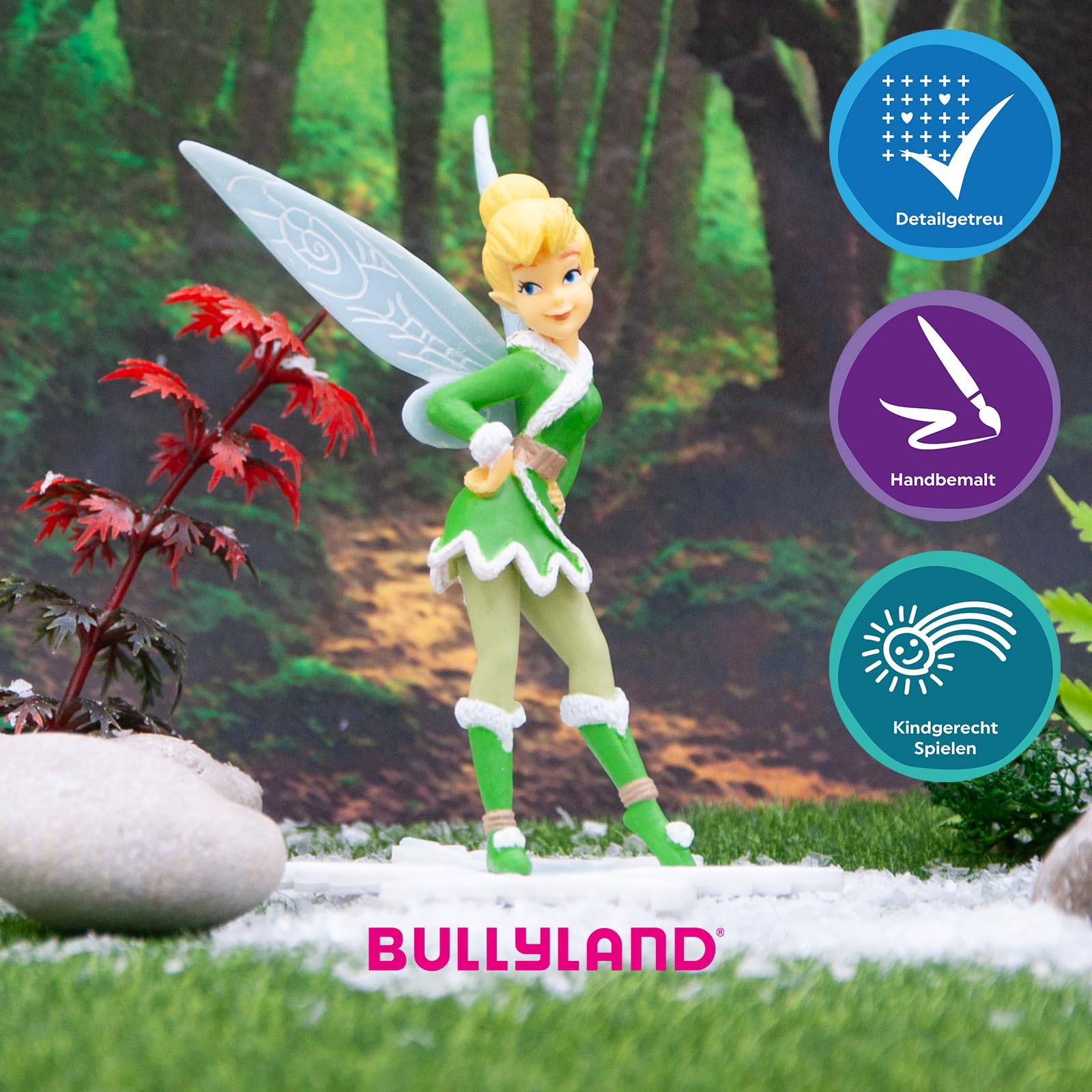 bullyland-disney-classic-12840-tinkerbell-winterfee-figur-10-4-cm image 5