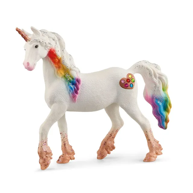 schleich-bayala-regenbogeneinhorn-stute-einhornfigur-70726-bunt image 1