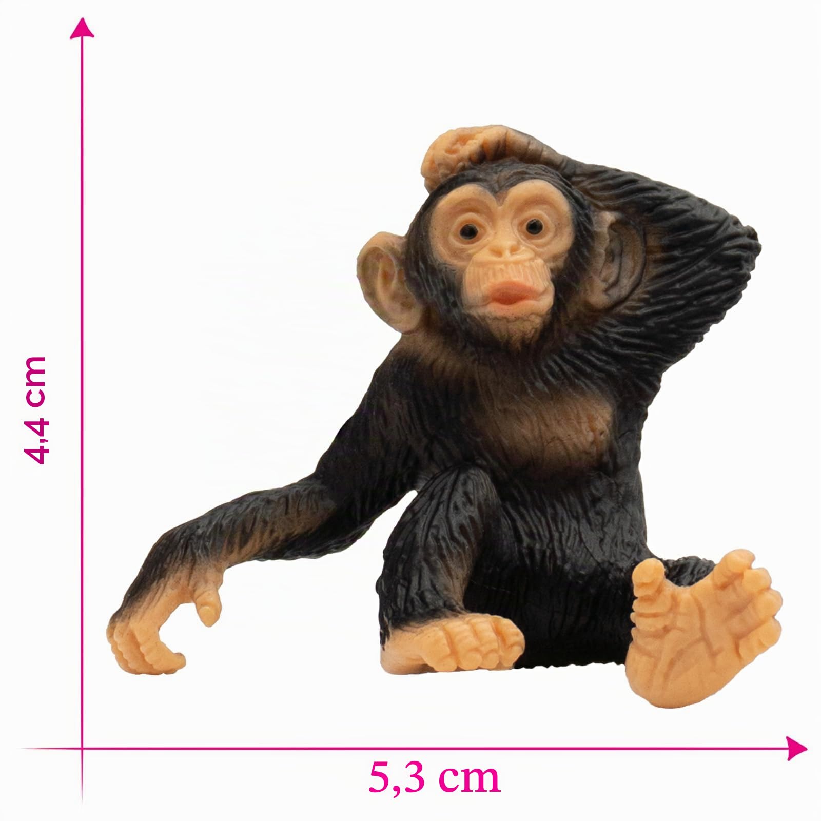 bullyland-safari-schimpansen-baby-63686-tierfigur-5-3-cm image 2