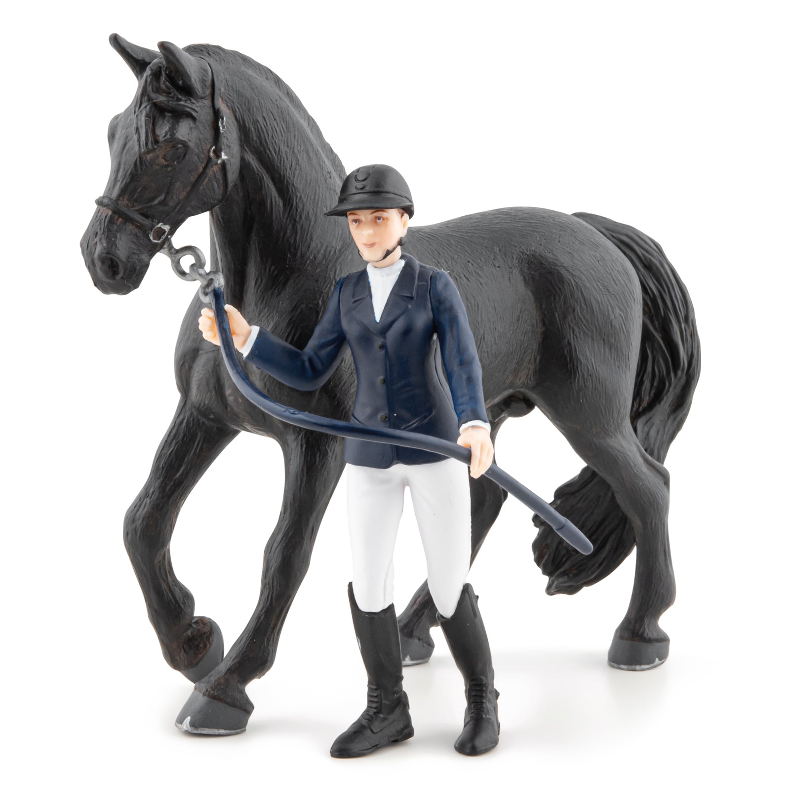 papo-horses-penelope-und-blacky-figur-set-reiter image 1