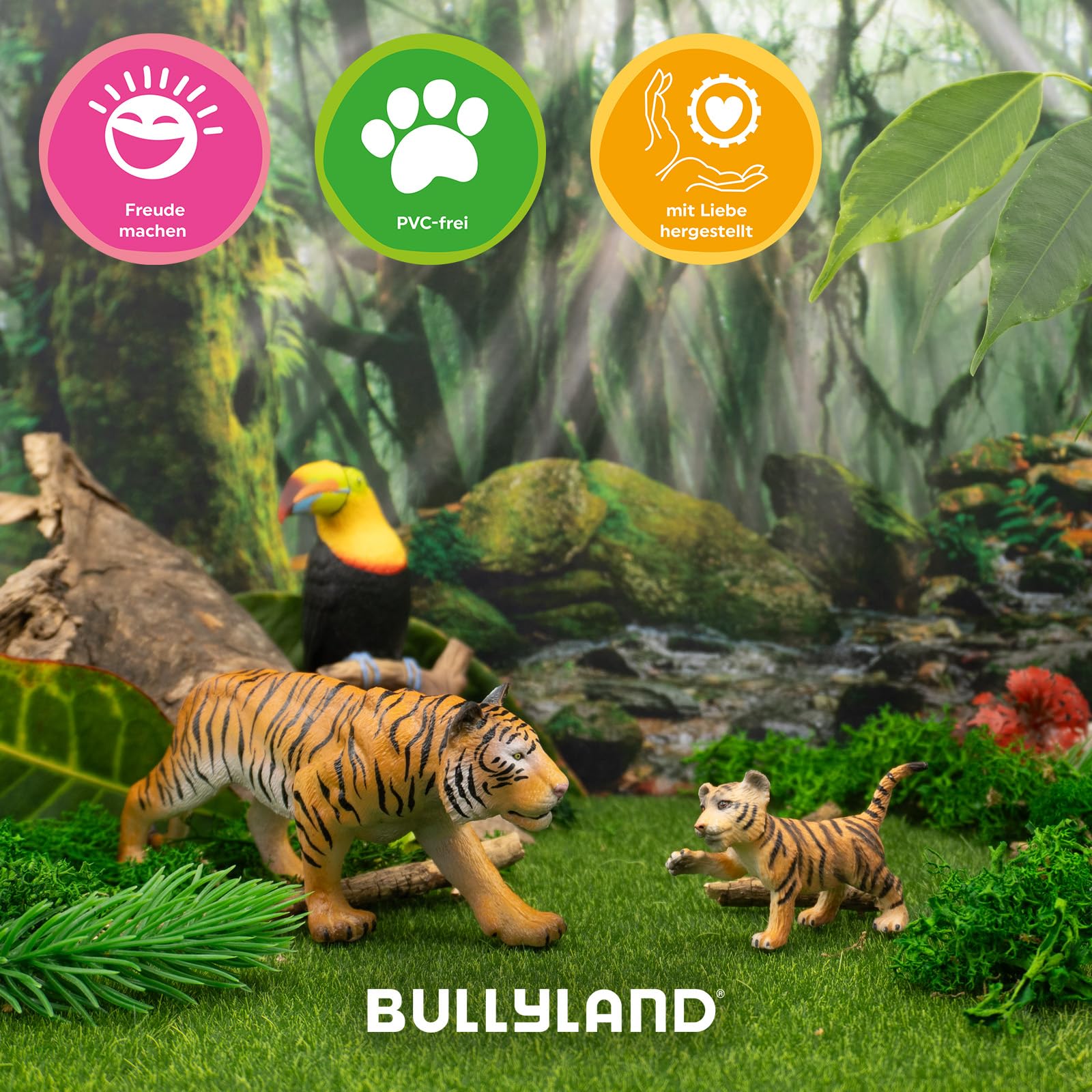 bullyland-safari-63684-tiger-junges-tierfigur-5-6-cm image 5