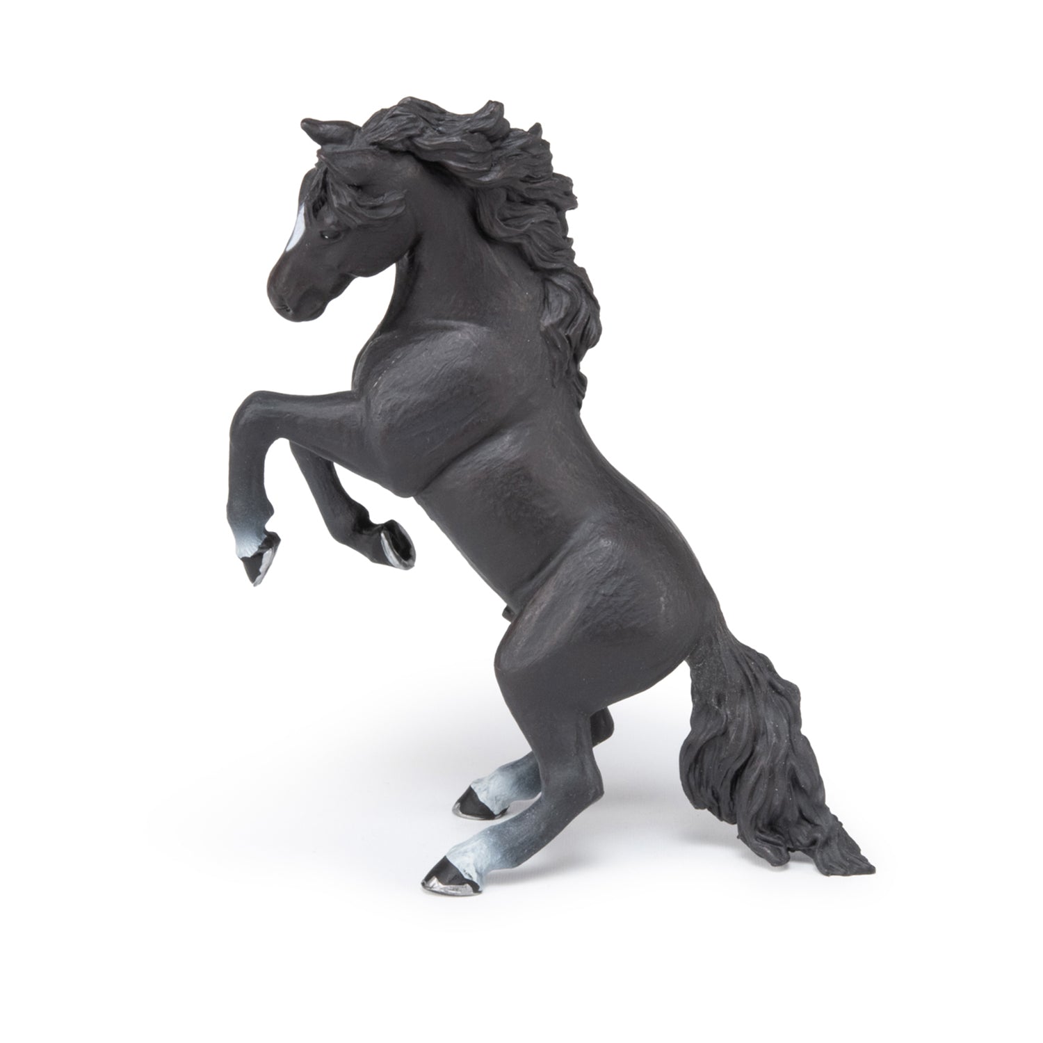 papo-horses-schwarzes-steigendes-pferd-figur image 2