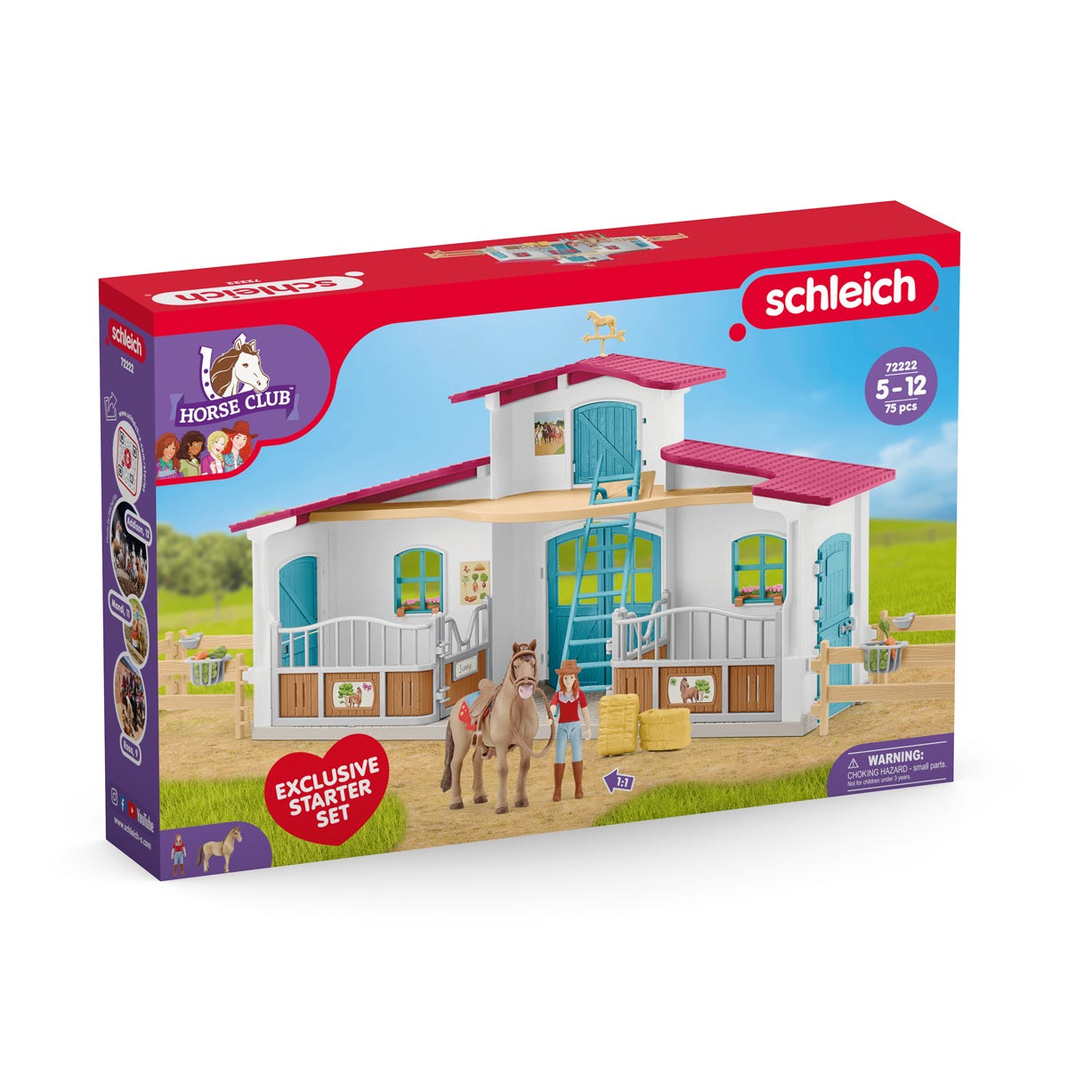 schleich-horse-club-reiterhof-starter-set-72222-pferd image 3