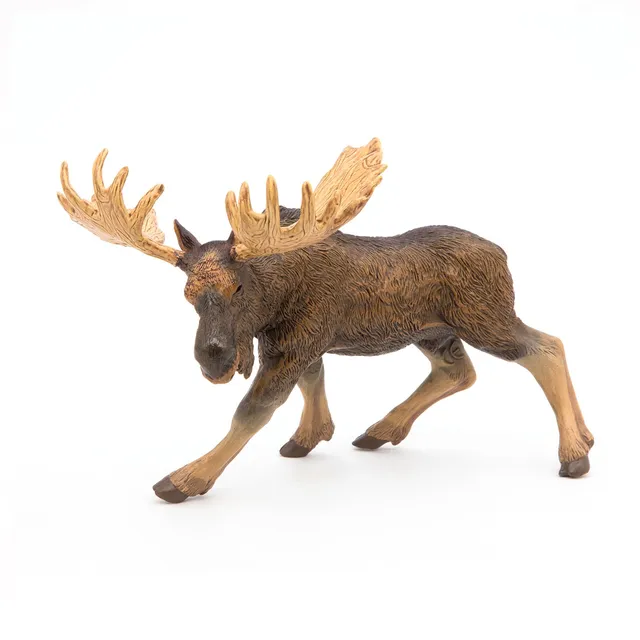 papo-wildlife-elchfigur-wildtier-mit-geweih image 1