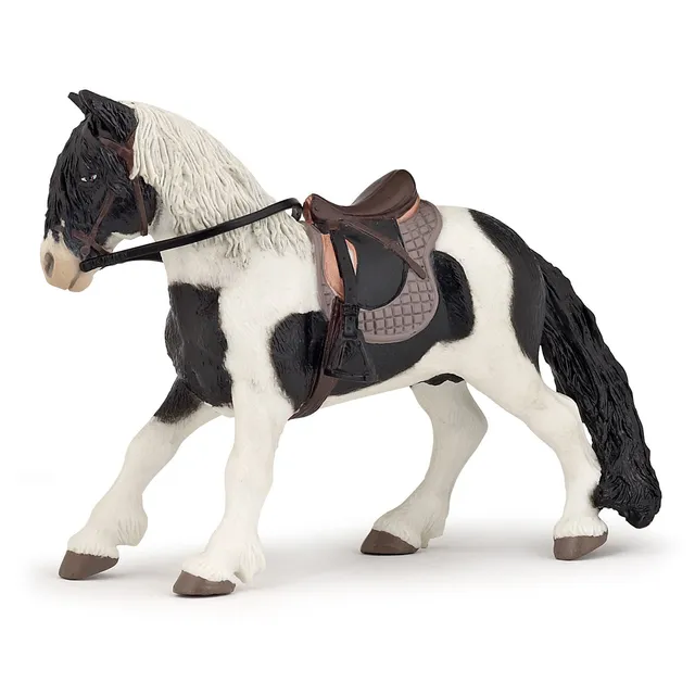 papo-horses-pony-mit-sattel-figur-schulpony image 1