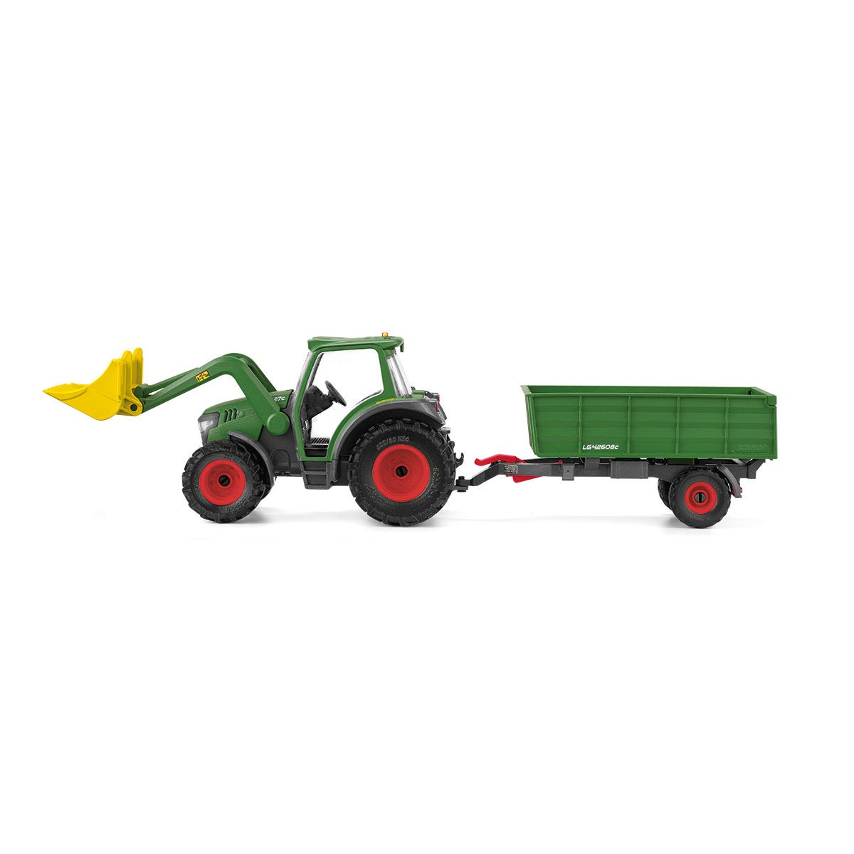 schleich-farm-world-traktor-mit-anh-nger-spielfahrzeug-42608 image 2