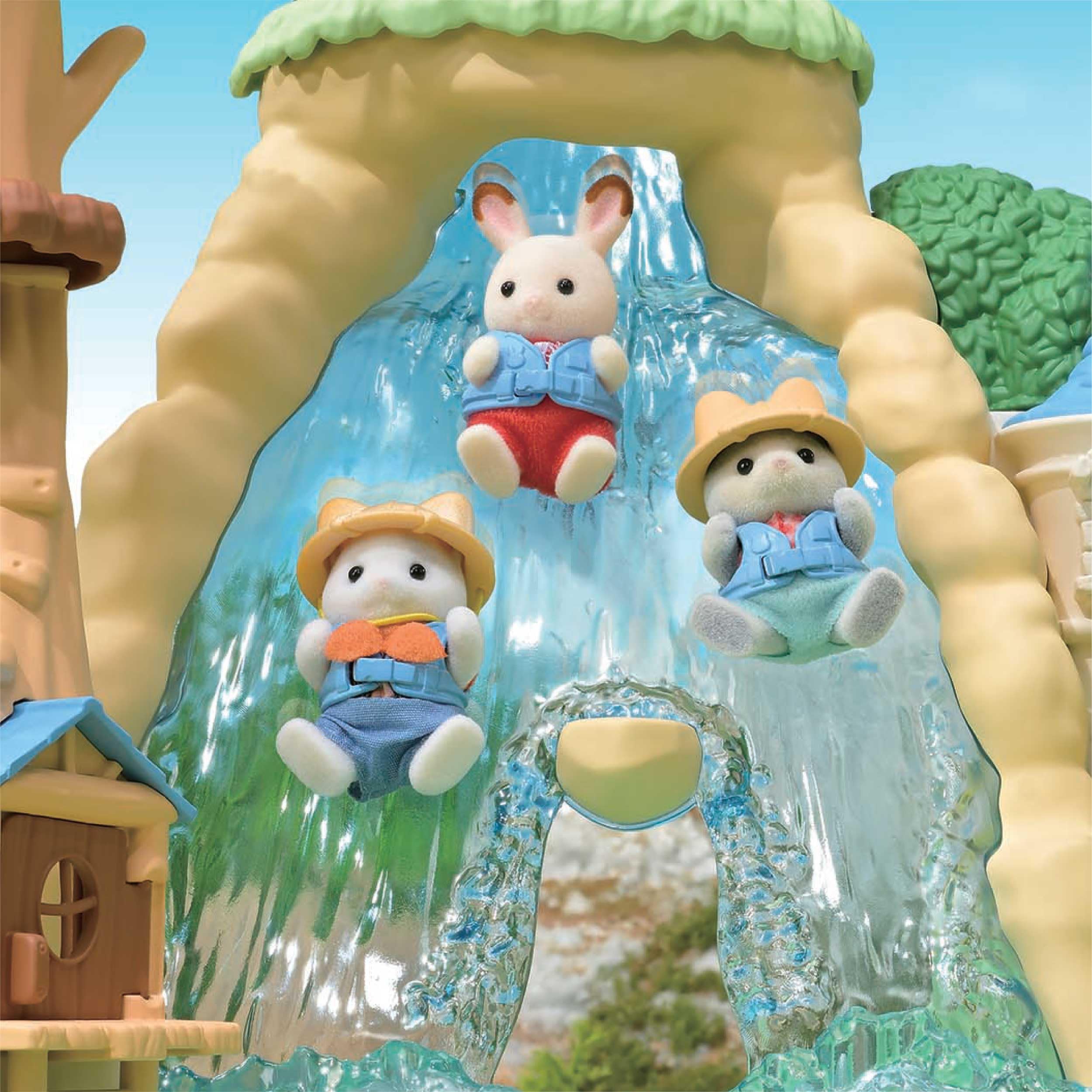 sylvanian-families-baby-outdoor-5762-abenteuerspielplatz-wasserfall-spielset image 7