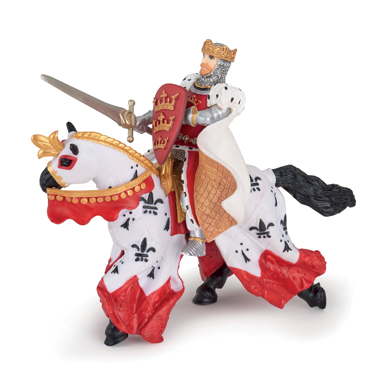 papo-medieval-k-nig-arthur-figur-rot-ritterfigur image 8
