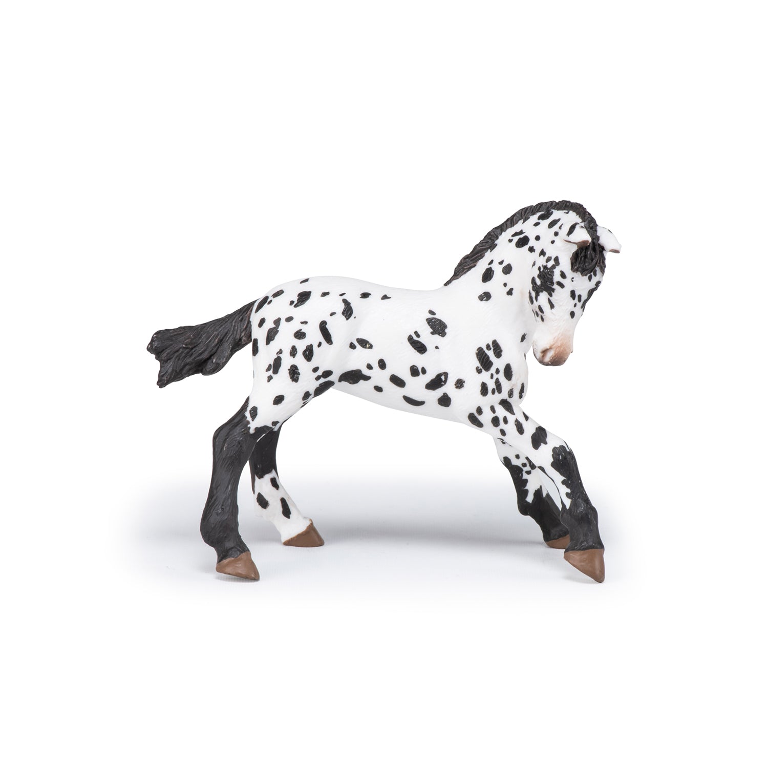 papo-horses-appaloosa-fohlen-schwarz-spielfigur-gefleckt image 1