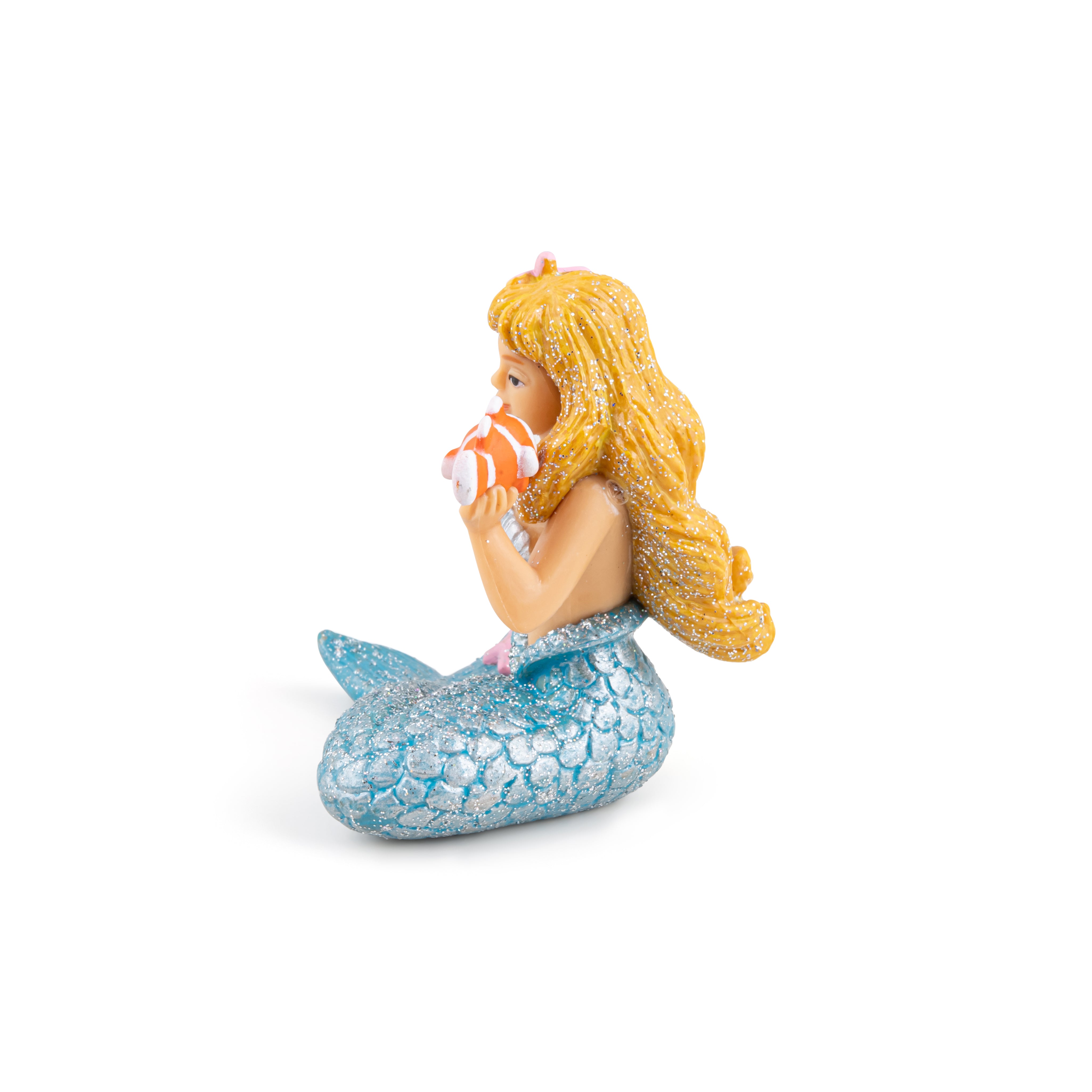 papo-enchanted-world-silberne-meerjungfrau-figur image 3