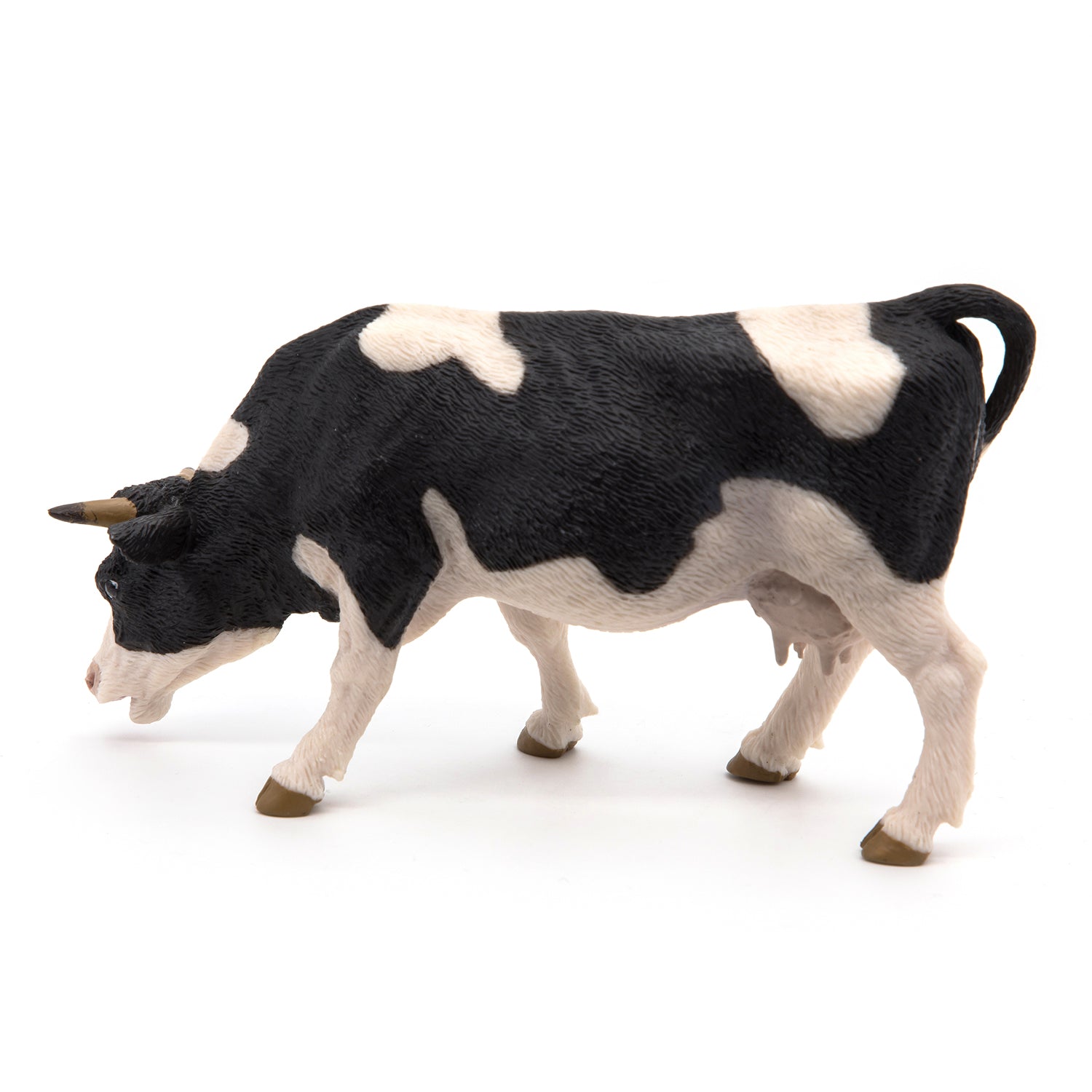 papo-farmyard-friends-kuh-figur-grasend-schwarz-wei image 8