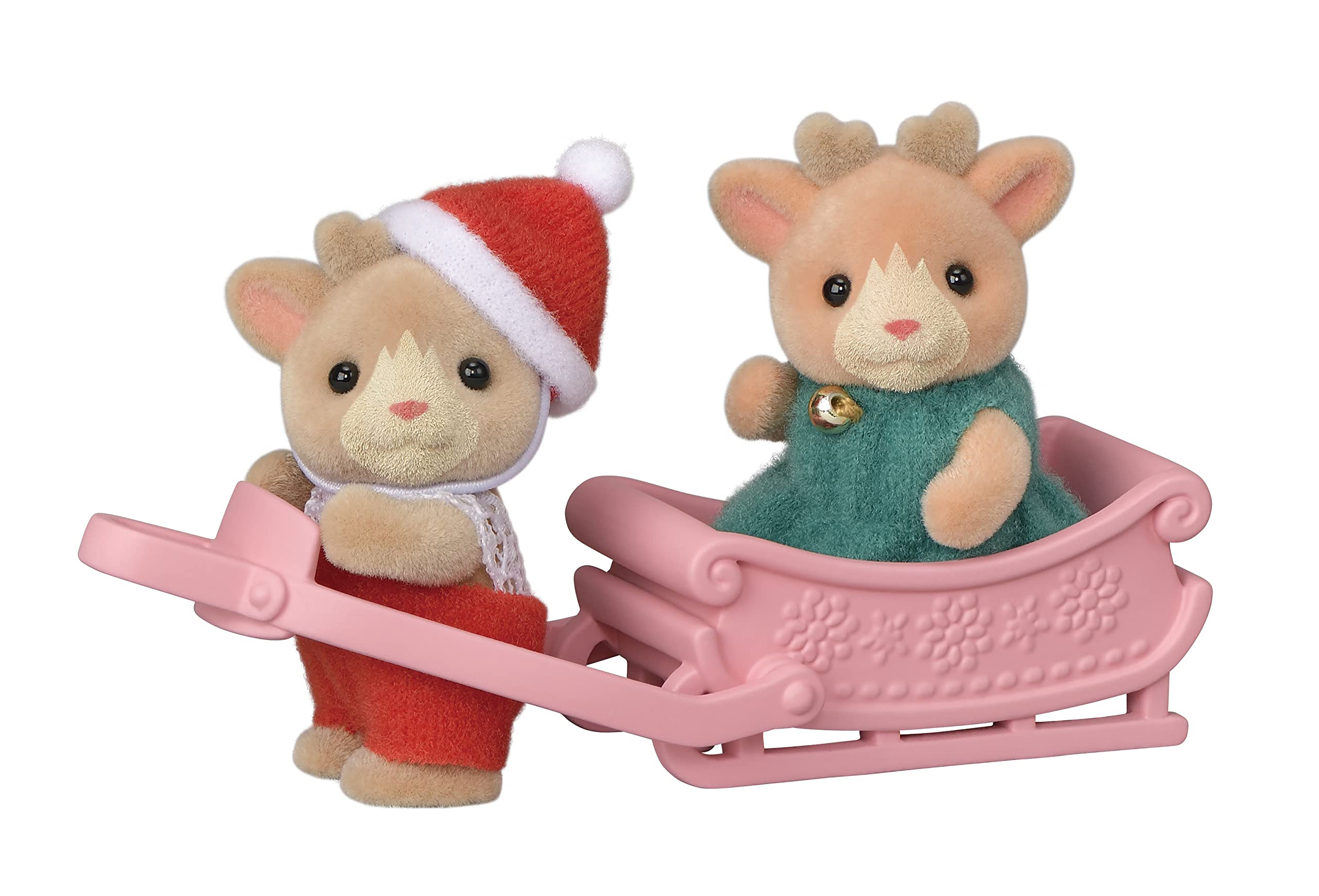 sylvanian-families-village-5692-rentier-familie-mit-schlitten image 4