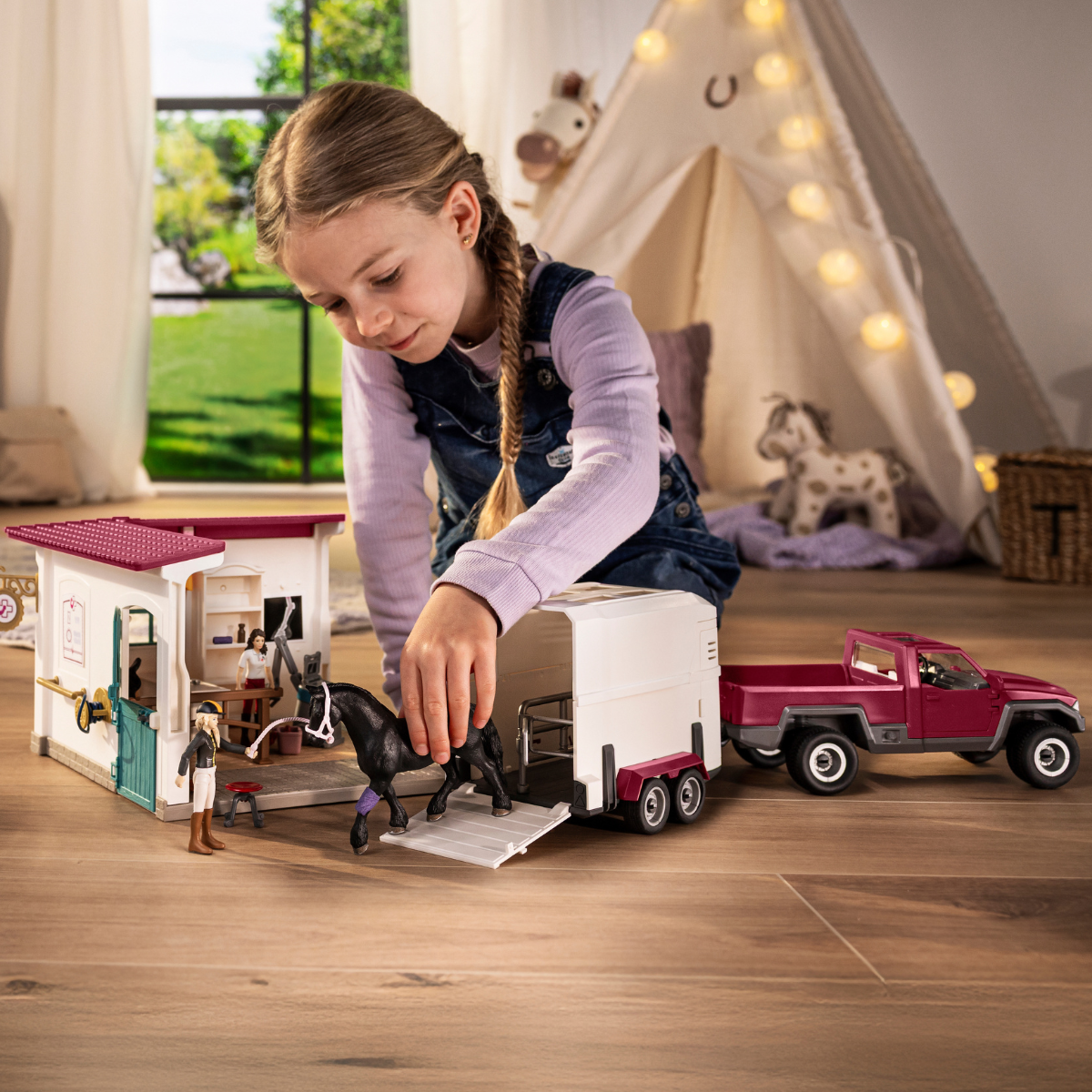 schleich-farm-world-72261-besuch-beim-tierarzt-spielset-mit-pferd image 2