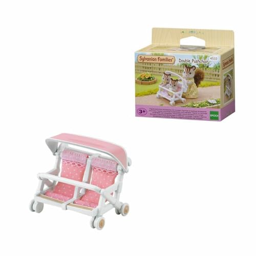 sylvanian-families-baby-4533-zwillingskinderwagen-puppen-zubeh-r image 4