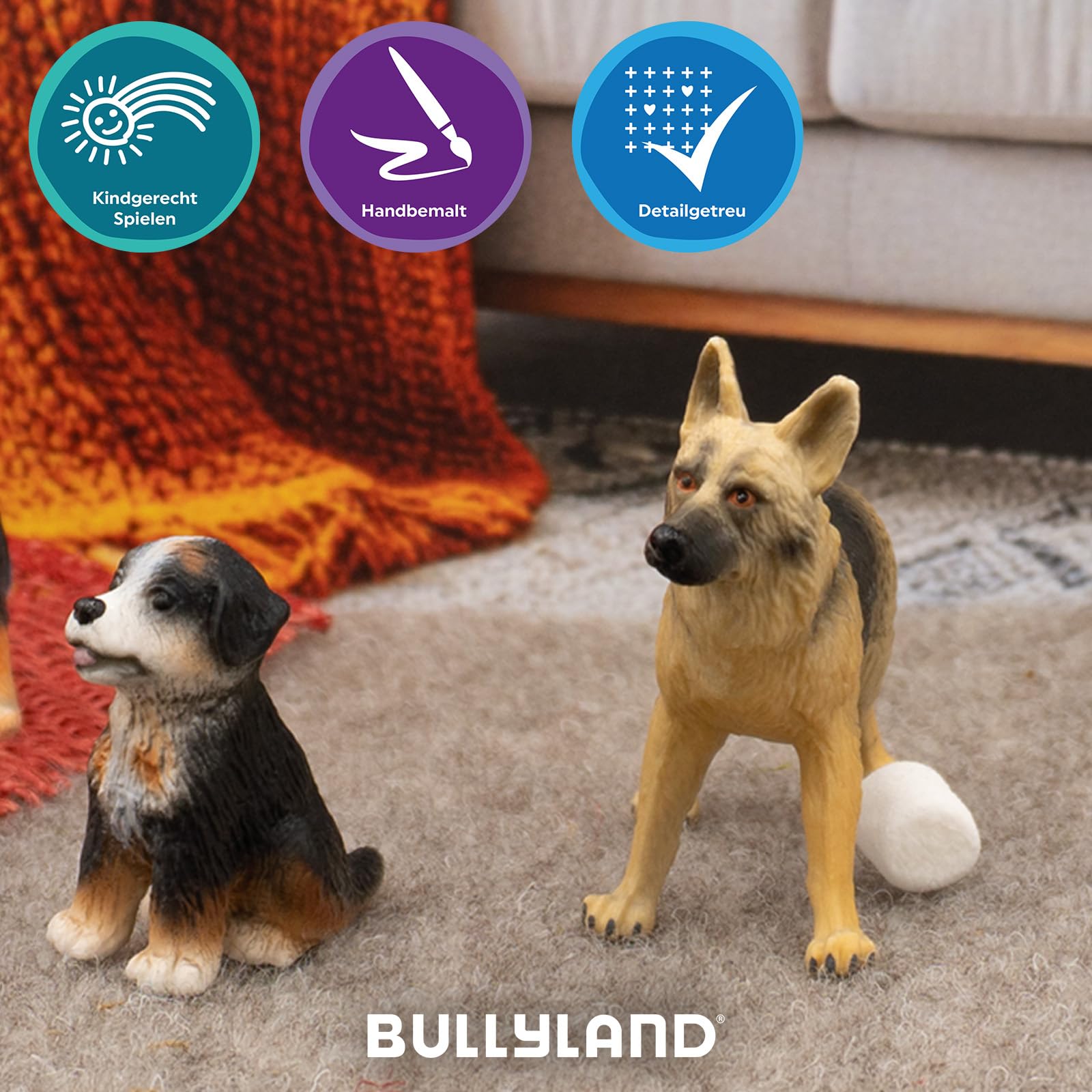 bullyland-pets-sch-ferhund-rex-65448-tierfigur-9-4-cm image 2