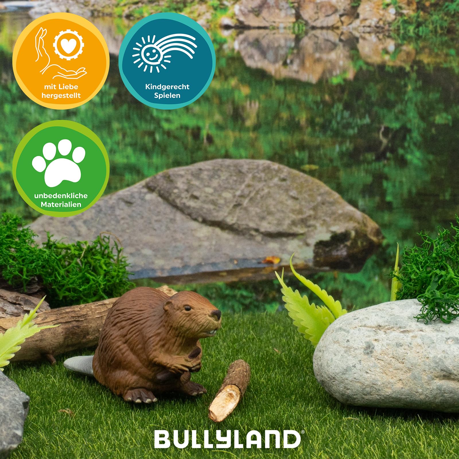 bullyland-forest-animals-biber-64456-tierfigur-5-cm image 5