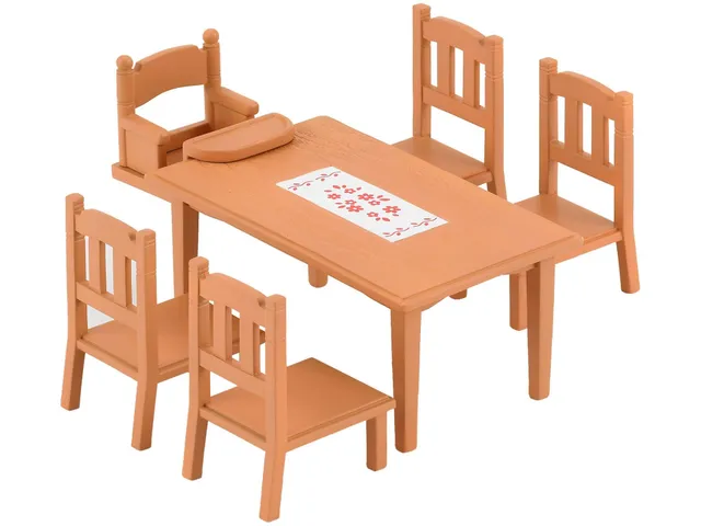 sylvanian-families-village-4506-esstisch-set-puppenm-bel-20-cm image 1