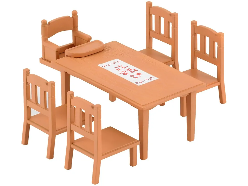 sylvanian-families-village-4506-esstisch-set-puppenm-bel-20-cm image 1