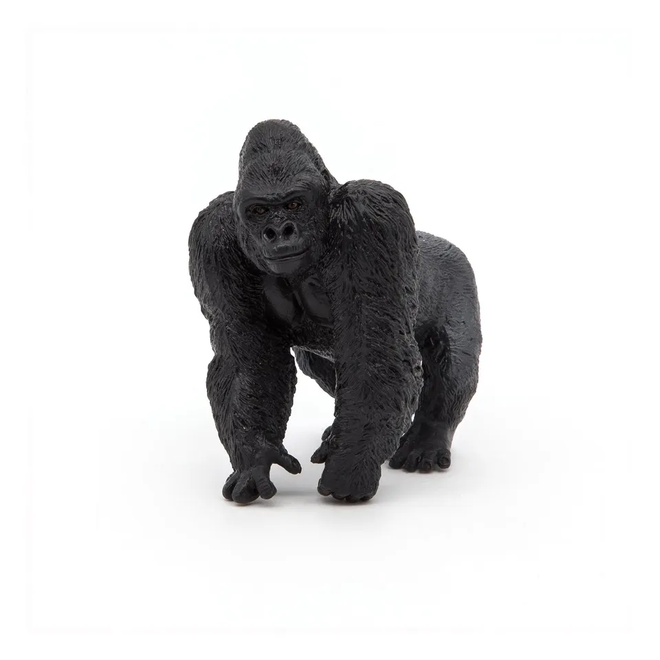 papo-wildlife-gorilla-figur-silberr-cken image 1