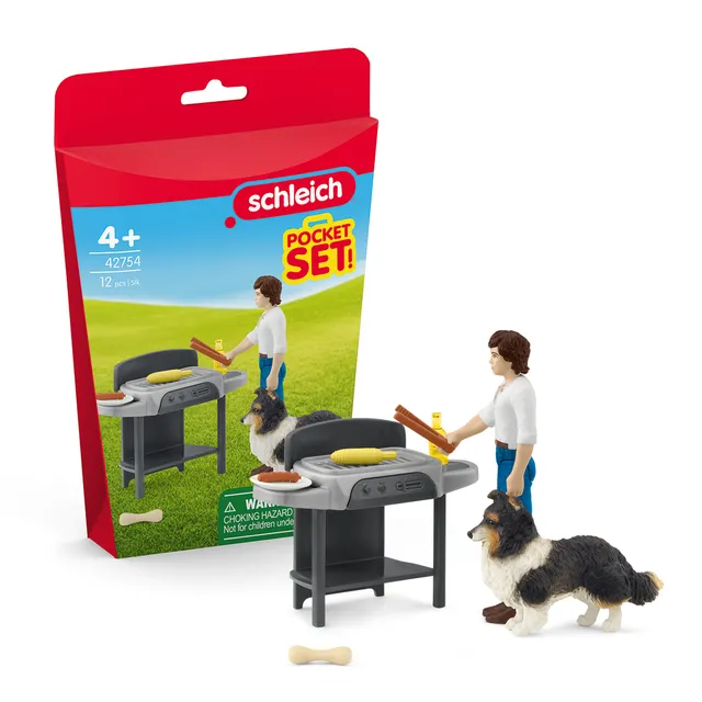 schleich-pocket-sets-tom-beim-barbecue-spielfiguren-grill-set image 1
