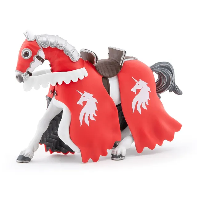 papo-medieval-einhorn-ritter-pferdefigur-mit-lanze image 1