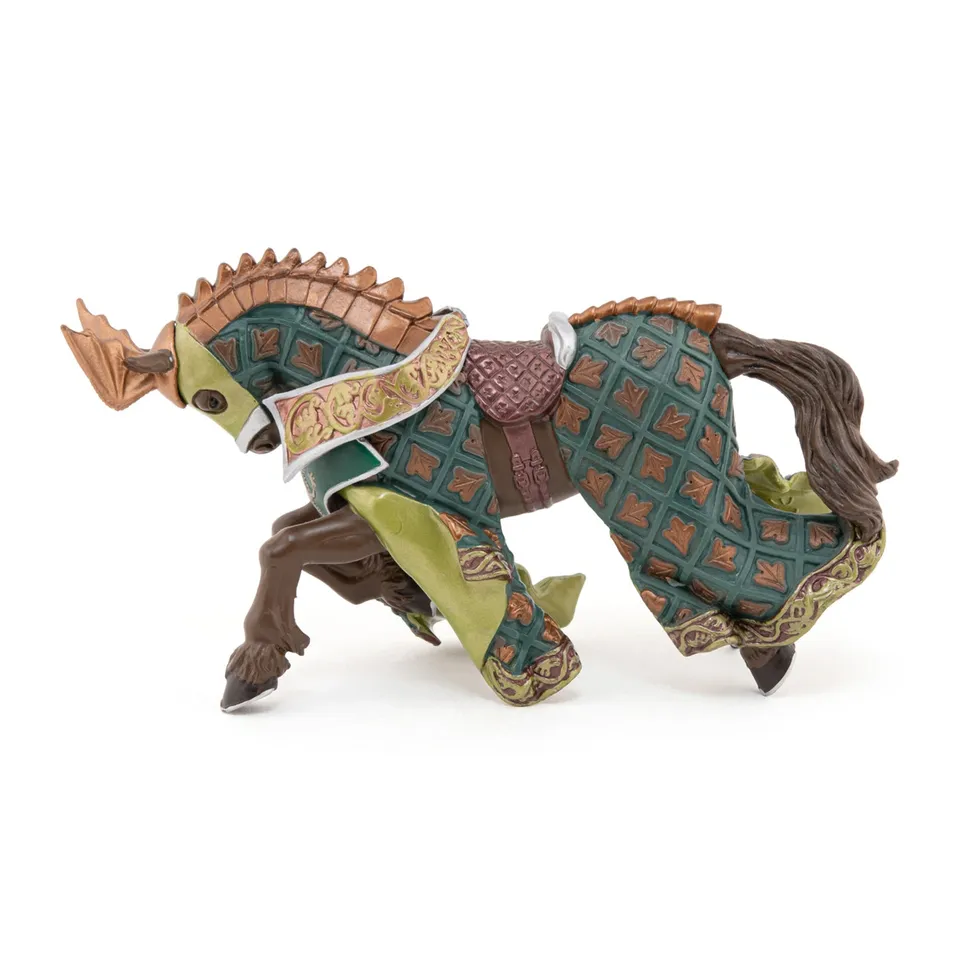 papo-medieval-waffenmeister-pferd-drachenwappen-figur image 1