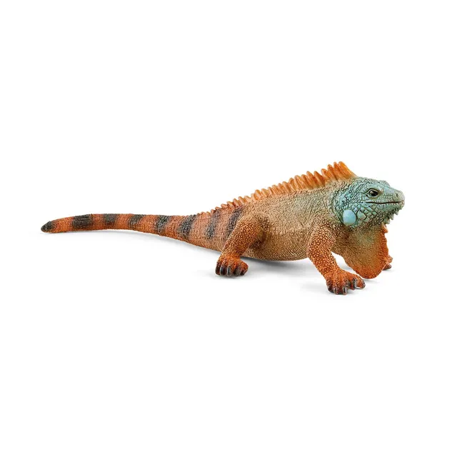 schleich-wild-life-14854-leguan-reptil-tierfigur-gr-n image 1