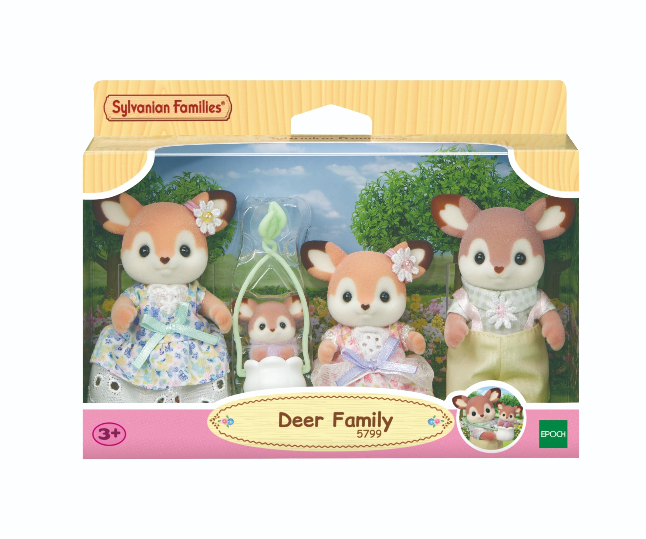 sylvanian-families-5799-reh-familie-tierfiguren-4er-set-wald image 2