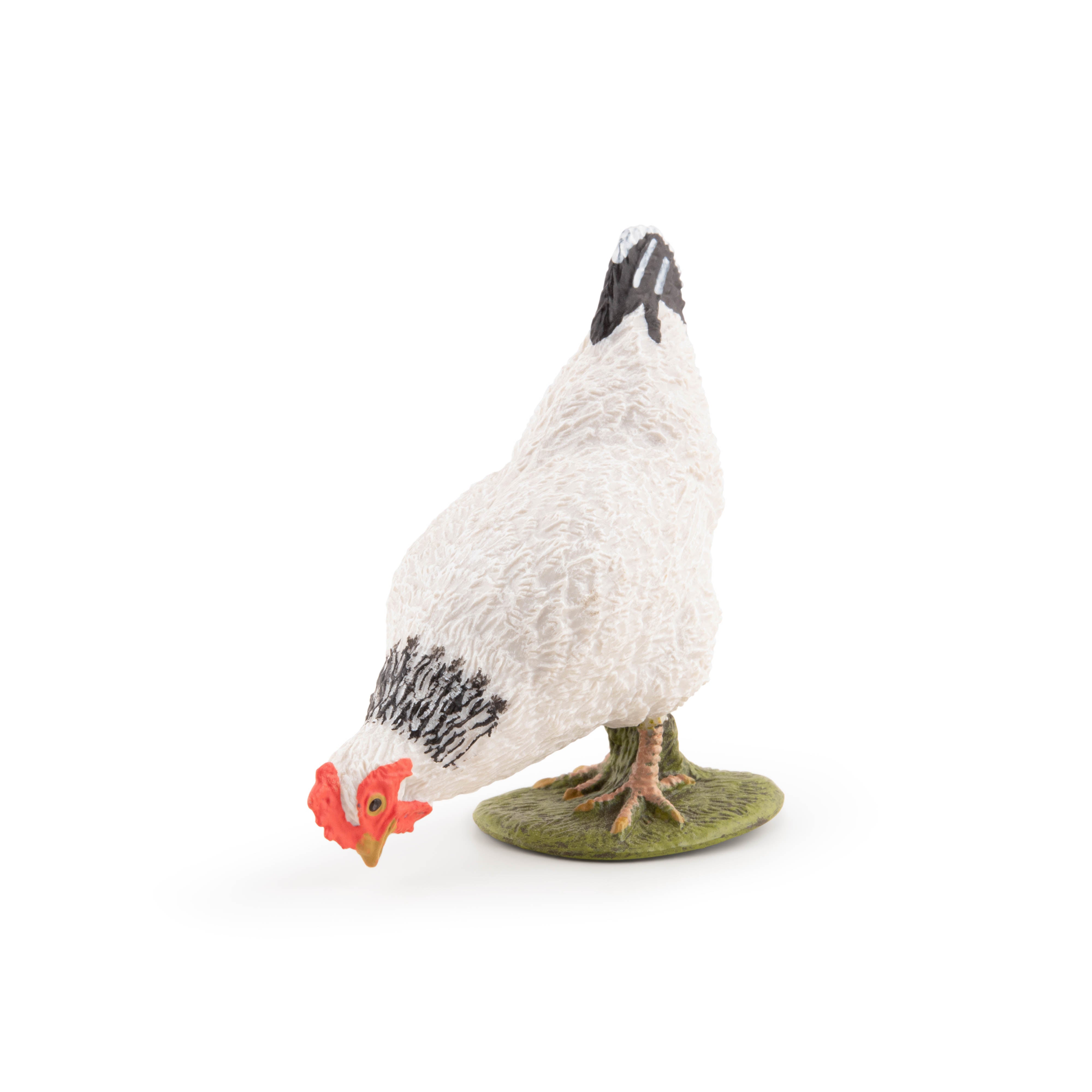 papo-farmyard-friends-pickende-wei-e-henne-huhn-figur-bauernhof image 2