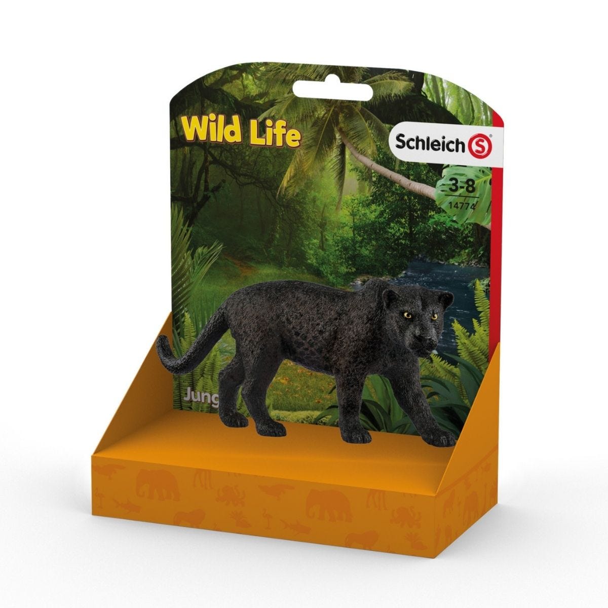 schleich-wild-life-schwarzer-panther-tierfigur-14774 image 2