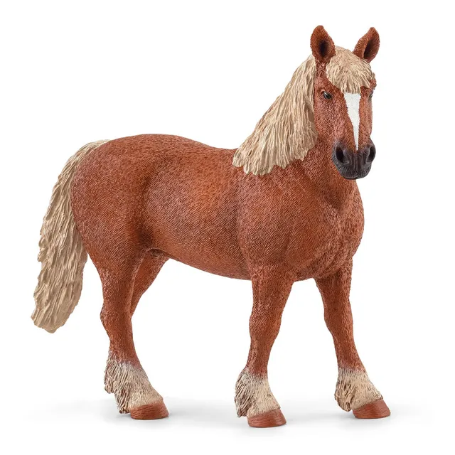 schleich-horse-club-13941-belgische-zuchtstute-pferdefigur image 1