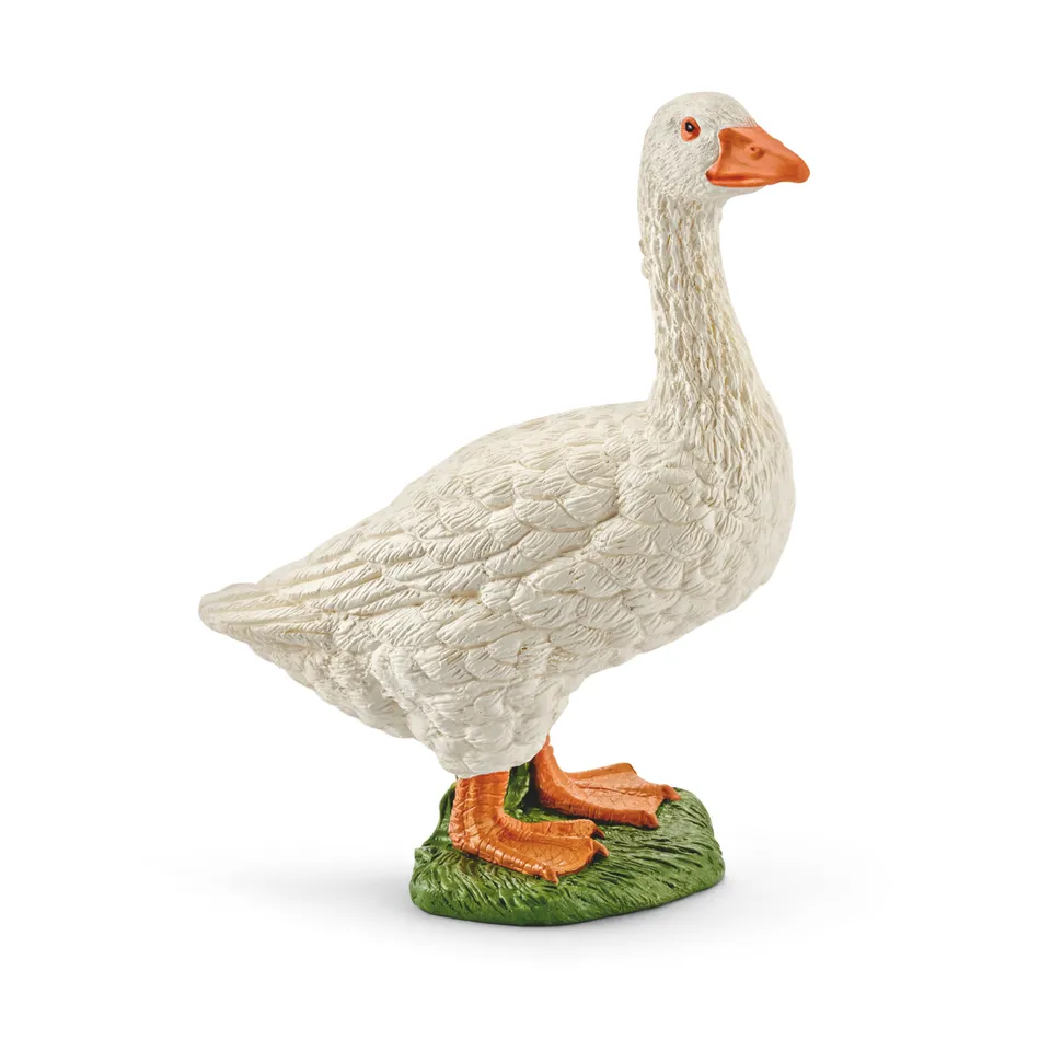 schleich-farm-world-gans-spielfigur-hoftier-wei image 1