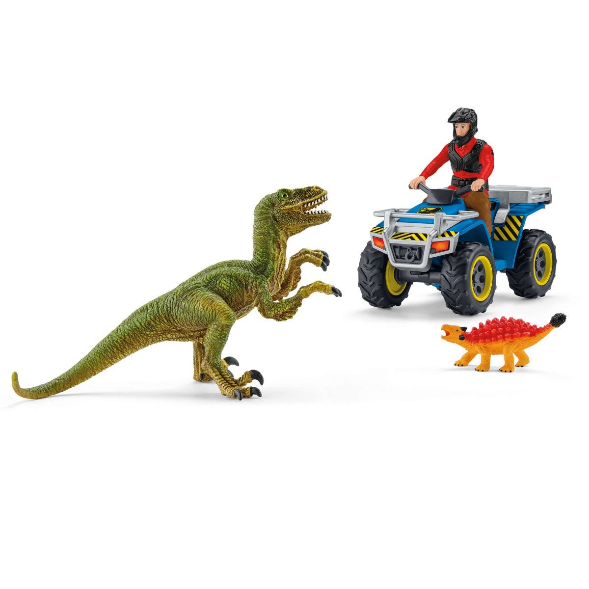 schleich-dinosaurs-flucht-quad-velociraptor-spielset image 4