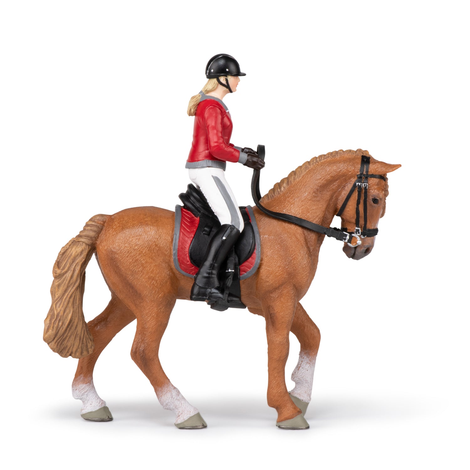 papo-pferd-und-reiter-figur-fuchs-ausritt-set image 2