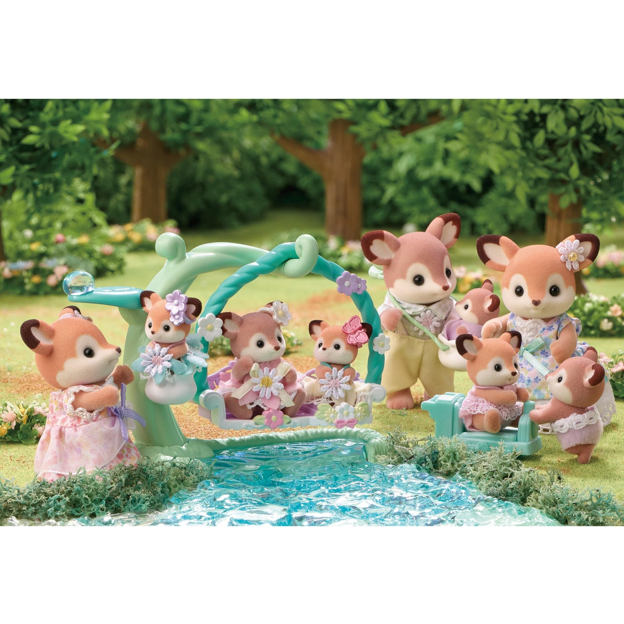 sylvanian-families-5799-reh-familie-tierfiguren-4er-set-wald image 6