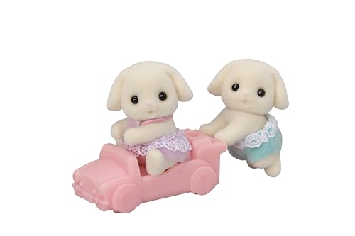sylvanian-families-baby-collection-5737-kaninchen-zwillinge-mit-auto image 6