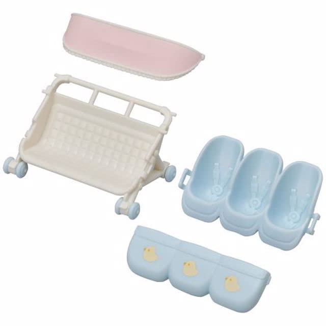 sylvanian-families-baby-drillings-kinderwagen-spielset-l5533 image 4