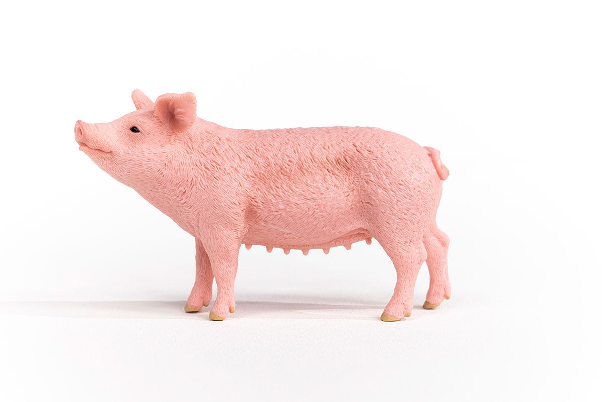 schleich-farm-world-schwein-13933-bauernhoftier-figur-rosa image 3